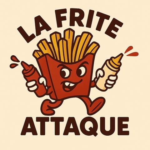 Logo Food Truck La Frite Attaque